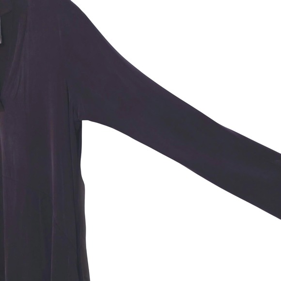 DOLAN ANTHROPOLOGIE PLUM PURPLE LONG SLEEVE SOFT STRETCH DRESS WOMENS LARGE - Picture 5 of 9